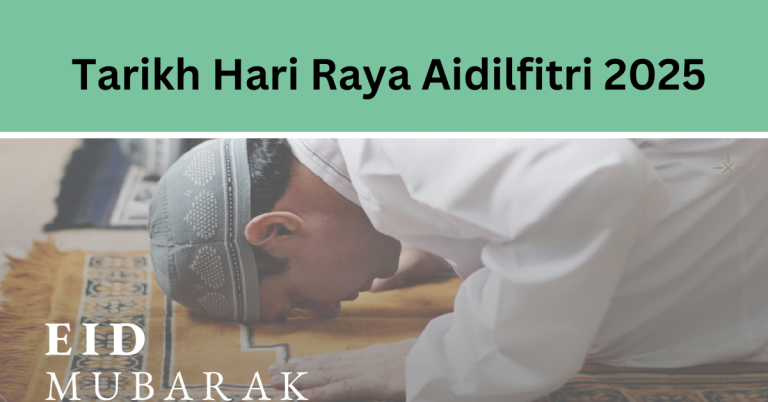 Raya Aidilfitri 2025 Di Malaysia: Tarikh Cuti Umum & Cuti Sekolah
